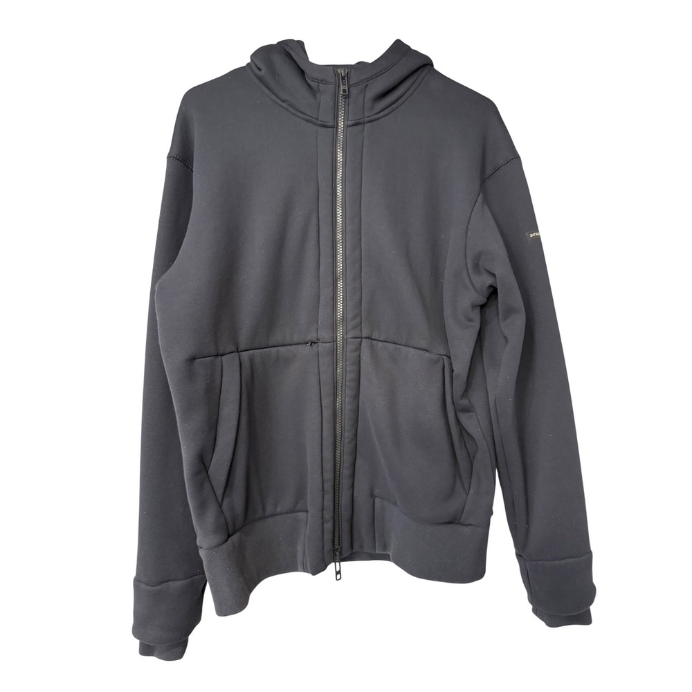 Under Armour Mens Black Full Zip Sherpa Lined Fleece Hoodie Small